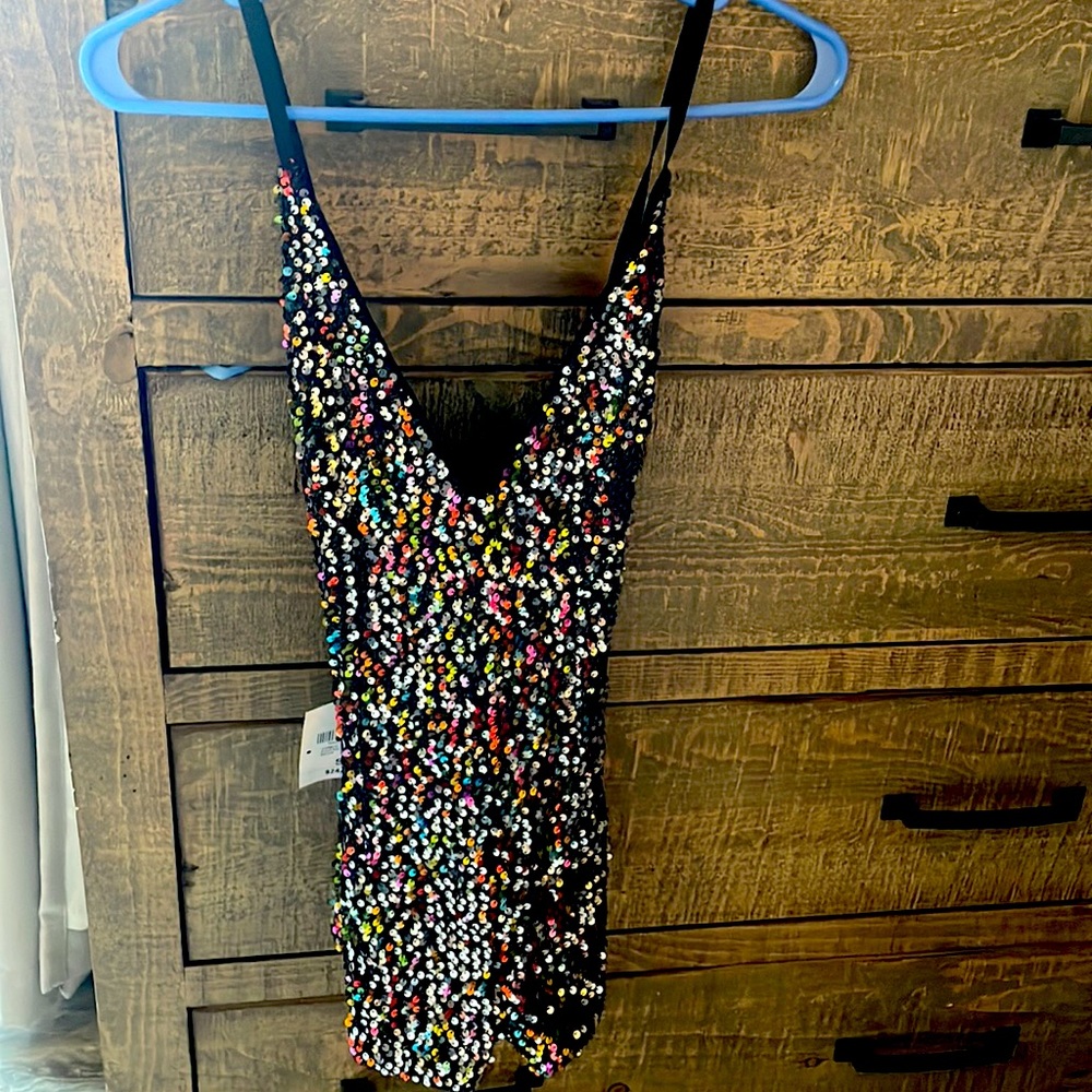 Multi Color Sequin Romper